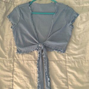 Crop tie top ***BRAND NEW NEVER WORN***